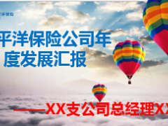 年度发展太平洋保险公司汇报19页.ppt