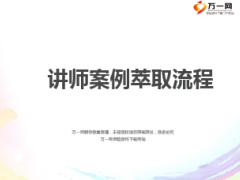 讲师案例萃取流程12页.ppt