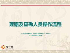 理赔报案申请资料及查勘人员操作流程46页.ppt