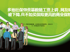社保缴费基数多地随工资上调网友叹收入被下降15页.ppt