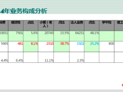 分公司2014年团体保险业务构成分析12页.ppt