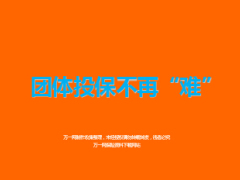 松绑团体投保不再难团险8页.ppt