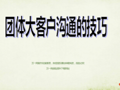 团体大客户沟通的技巧28页.ppt