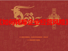 如何转嫁企业经营风险8页.ppt