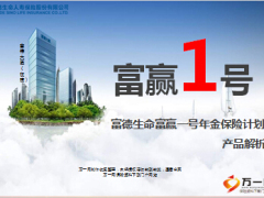 富德生命人寿富赢一号年金保险计划解析43页.ppt