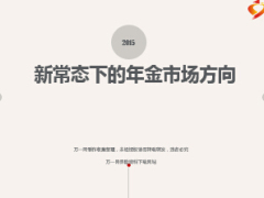 新常态下的年金市场方向19页.ppt