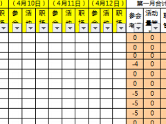 銜接培訓(xùn)日?？荚u表.xls