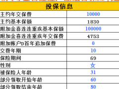 阳光人寿金喜连连计算器速查表.xls