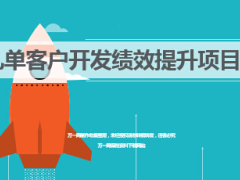 绩效提升项目介绍孤儿单客户开发28页.ppt