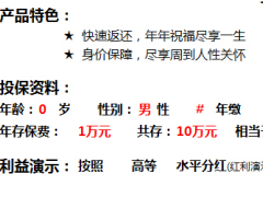 太保鸿发年年A自动计划书.xls