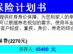 太保金佑人生自动计划书.xls