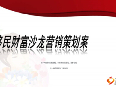 银行保险移民财富沙龙营销策划案26页.ppt