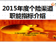 2015年個險渠道職能指標(biāo)業(yè)務(wù)隊伍專項(xiàng)考核38頁.ppt