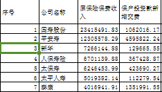 2015年上半年人身保险公司保费收入排名表.xls