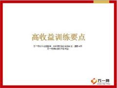 新华盛世赢家年金保险高收益训练要点5页.ppt