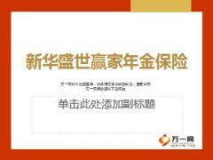 新华盛世赢家年金保险背景理念解析销售逻辑53页.ppt