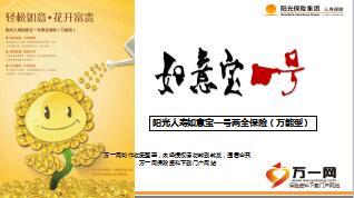 阳光人寿如意宝一号产品两全保险万能型产品介绍8页.ppt