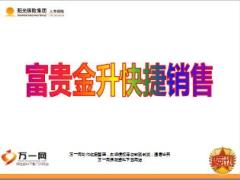 阳光人寿富贵金升年金保险快捷销售65页.ppt