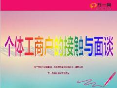 个体工商户接触与面谈优点缺点15页.ppt