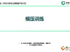 個險職場模壓訓(xùn)練課程概念實(shí)戰(zhàn)演練21頁.ppt