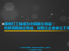 保險讓企業(yè)家立于不敗之地湖南打工妹成為中國新女首富13頁.ppt