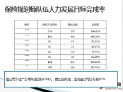 中支銀保規(guī)劃師月度人力業(yè)績工作計劃13頁.ppt