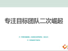 團(tuán)隊(duì)主管分享專注目標(biāo)團(tuán)隊(duì)二次崛起16頁.ppt