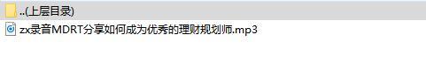 录音MDRT分享如何成为优秀的理财规划师.rar