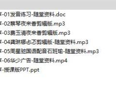 初级电销研修2声音训练之发声课件及随堂影音资料.rar