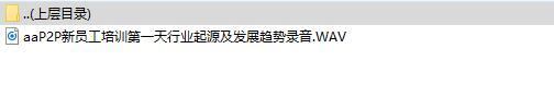 P2P新员工培训1第一天行业起源及发展趋势录音.rar