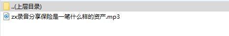 录音分享保险是一笔什么样的资产.rar