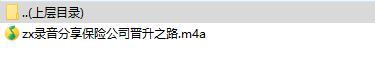 录音分享保险公司晋升之路.rar