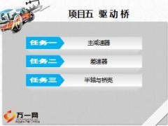 车险知识培训项目1汽车底盘构造与维修之五驱动桥58页.ppt
