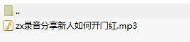 录音分享新人如何开门红.rar