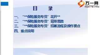 惠民保险服务专员招募10项目启动主管培训45页.ppt