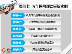 车险知识培训项目7汽车保险理赔事故案例20页.ppt