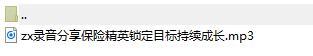 录音分享保险精英锁定目标持续成长.rar