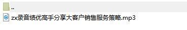 录音绩优高手分享大客户销售服务策略.rar