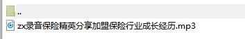 录音保险精英分享加盟保险行业成长经历.rar