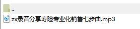 录音分享寿险专业化销售七步曲.rar