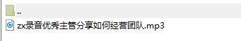 录音优秀主管分享如何经营团队.rar