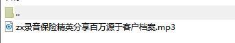 录音保险精英分享百万源于客户档案.rar