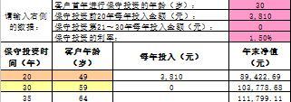 保守投資計算表1頁.rar