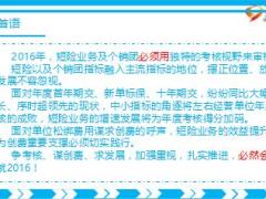 保险公司2016半年度短险岗位会议模板19页.ppt