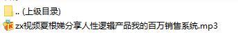 录音夏根娣分享人性逻辑产品我的百万销售系统.rar
