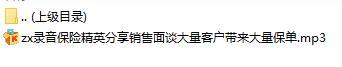 录音保险精英分享销售面谈大量客户带来大量保单.rar