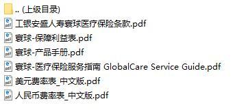 工銀安盛人壽寰球醫(yī)療保險條款費率表產品手冊服務指南.rar