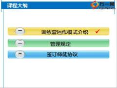 新人育成训练营课程3运作模式介绍管理规定师徒协议签订含备注17页.ppt