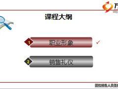 团险新人班课程4职业形象与销售礼仪37页.ppt