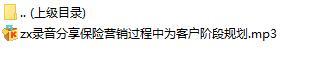 录音分享保险营销过程中为客户阶段规划.rar